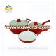 2017 rose aluminum ceramic cookware set non stick cooking pot