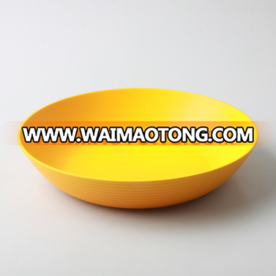 Anti-hot portable PP plastic dinner plate